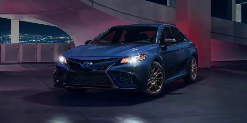 2024 Toyota Camry Hybrid in a cool parking garage near Bishop, CA