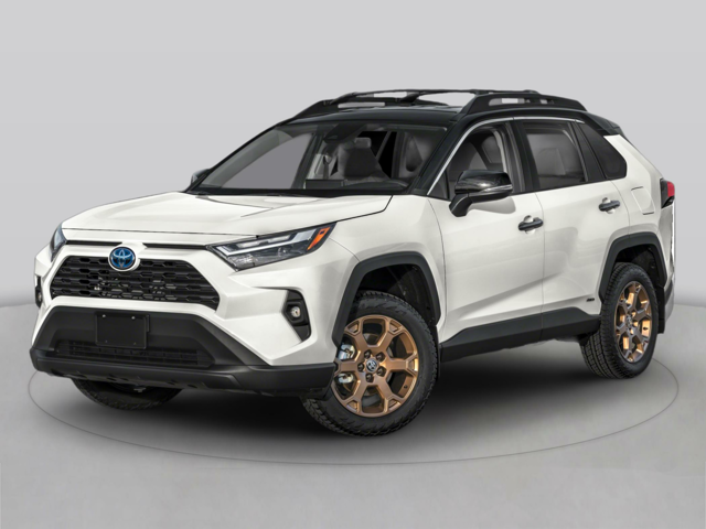 A white Toyota RAV4