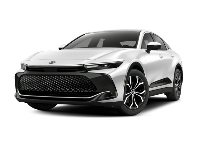 A white Toyota Crown