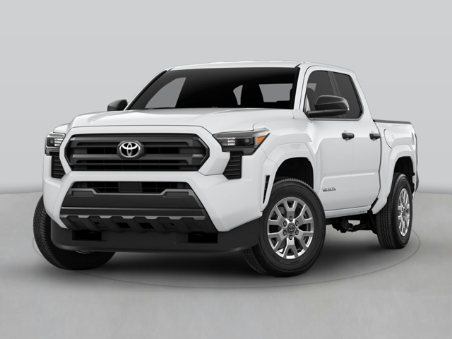 A white Toyota Tacoma