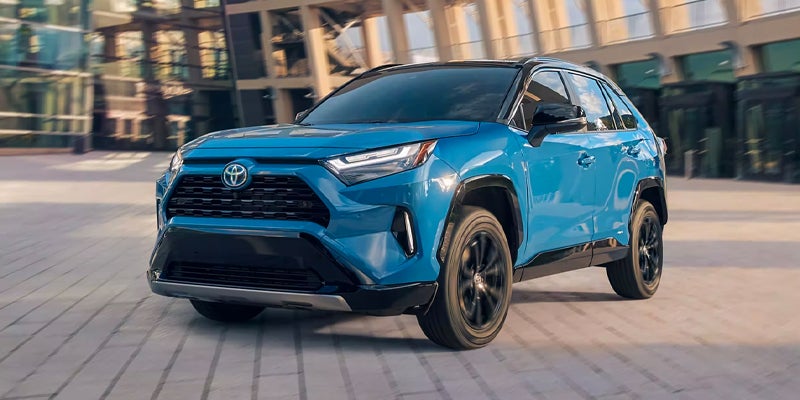 A parked 2024 Toyota RAV4 Hybrid