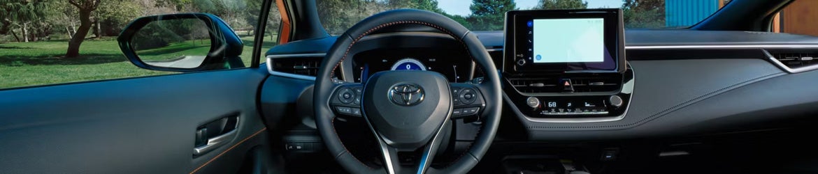 Toyota vehicles driving in Mammoth Lakes CA mountains snow